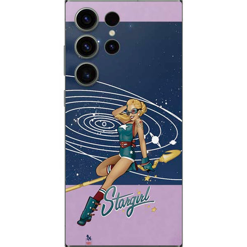 DC Comics Bombshells Stargirl- Field Guide to Cosmos Galaxy S25 Ultra Skin
